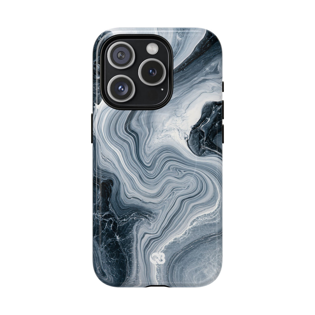 Suminagashi Ink Flow · Tough 2.0 Magnetic Phone Case for iPhone · Grey