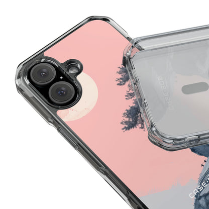 Crimson Moon Tree iPhone 16 Case - Impact