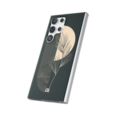 Black Lite Phone Case for Samsung - Obsidian Sand Willow