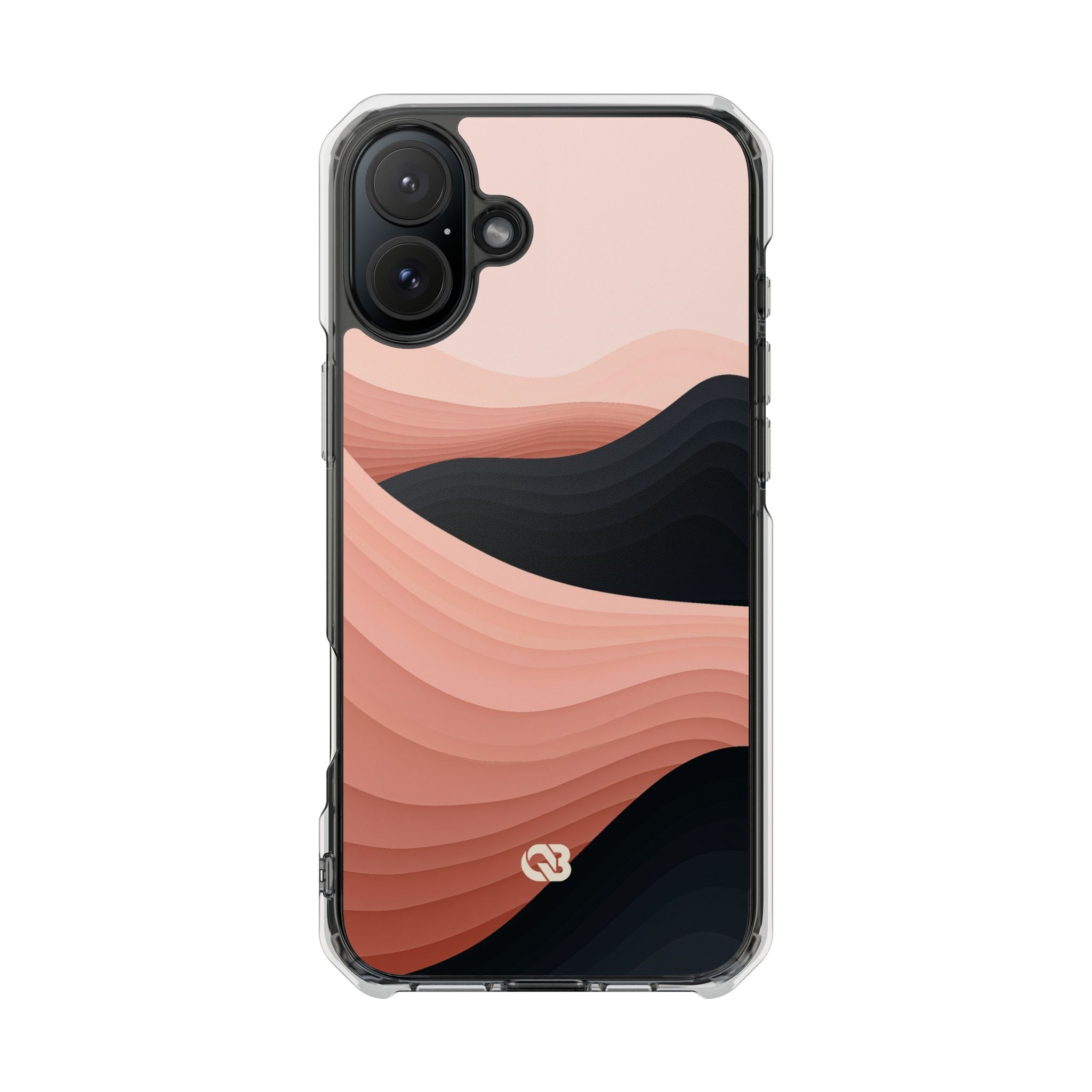 Pink Impact MagSafe Phone Case for iPhone - Dune Shadow Layers