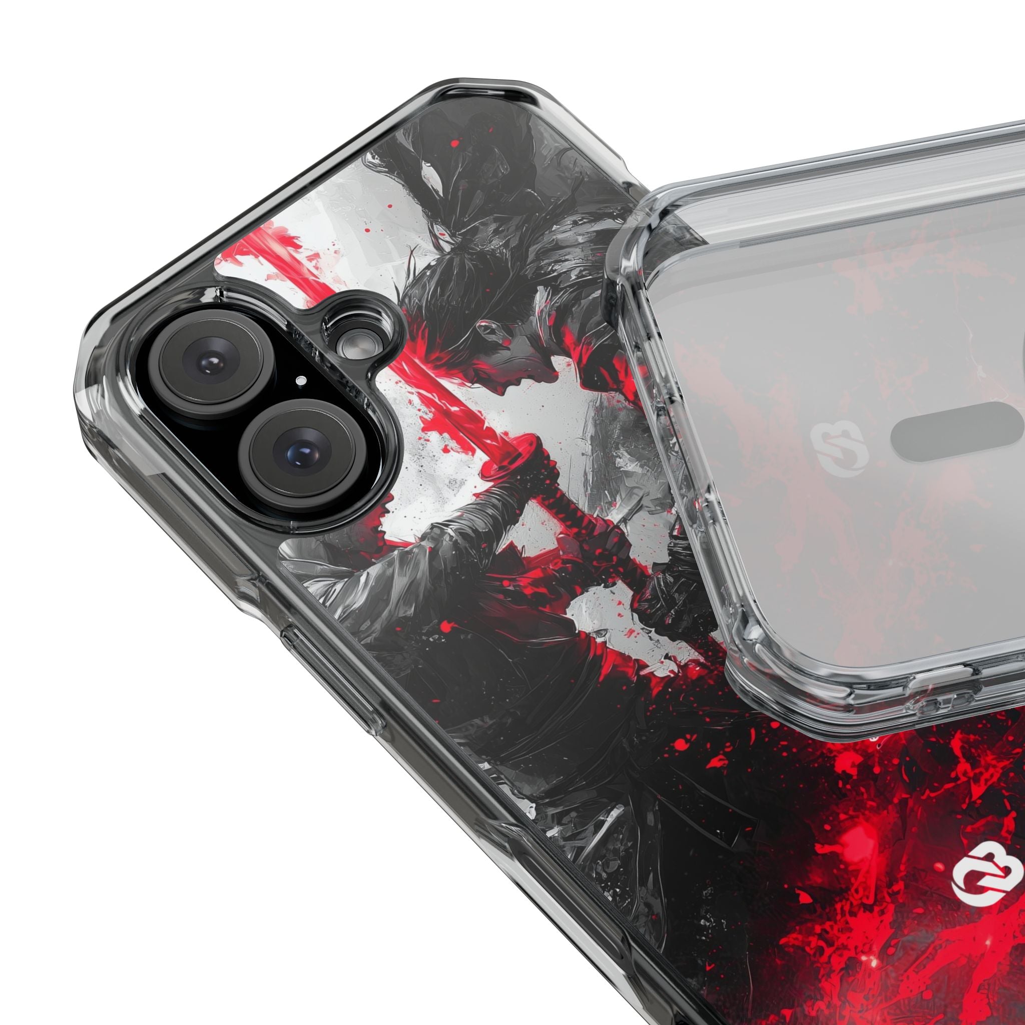 Shattered Crimson Duel · Impact Hoesje voor iPhone · Magsafe