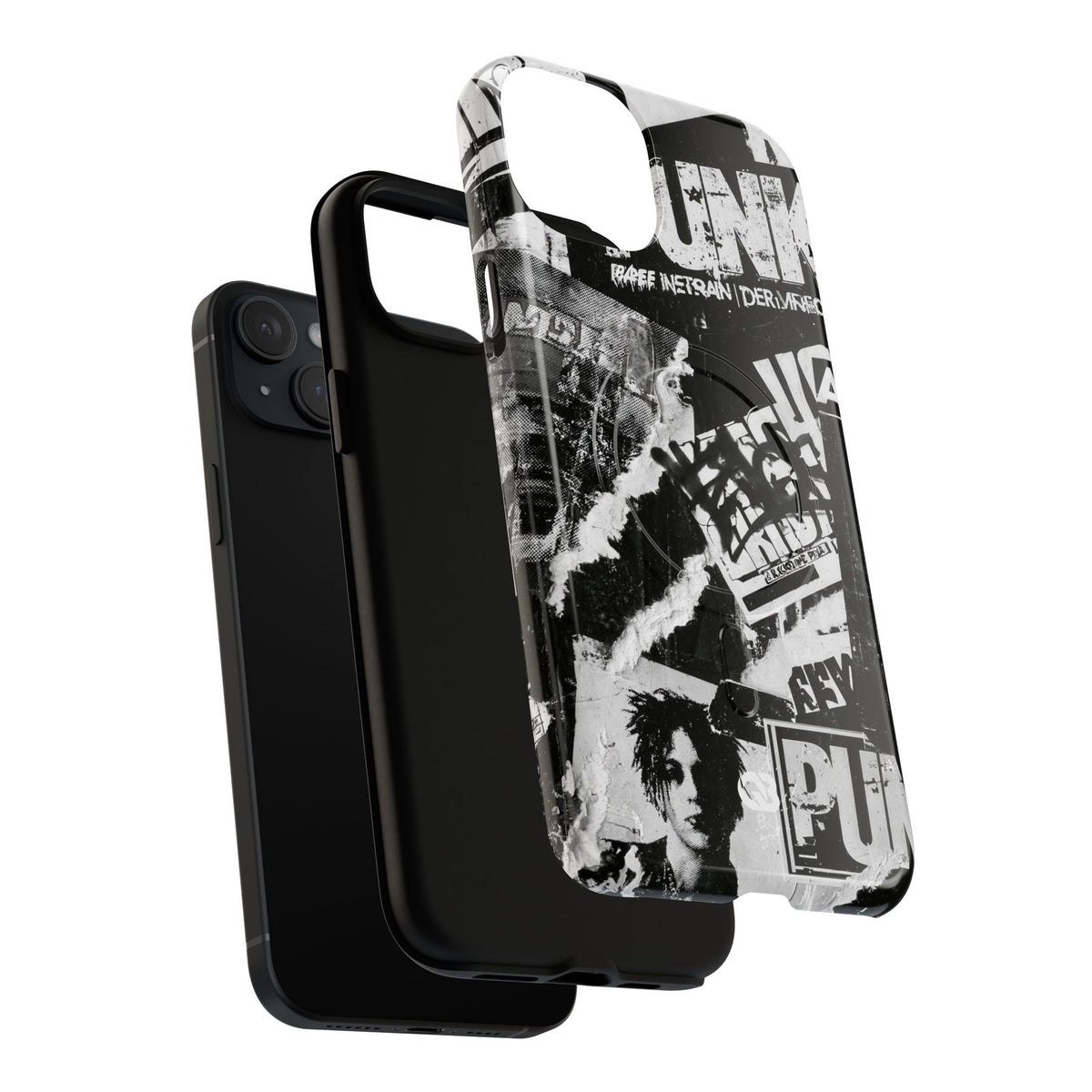 Underground Punk Collage · Tough 2.0 Magnetic Phone Case for iPhone · Black