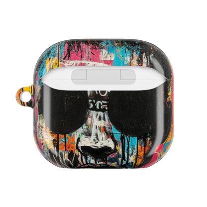 Black Orb Face - AirPods Case