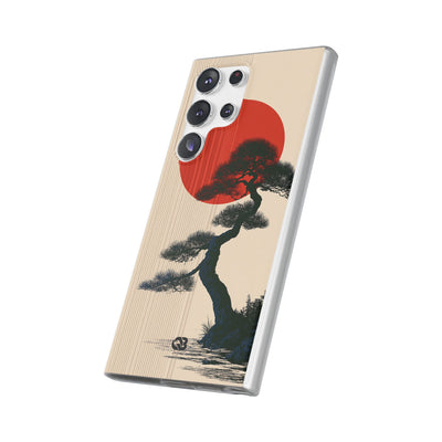 Beige Lite Phone Case for Samsung - Kyoto Crimson Pine