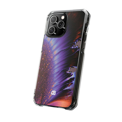 Ethereal Corona · Clear Impact Magnetic Phone Case for iPhone · Purple