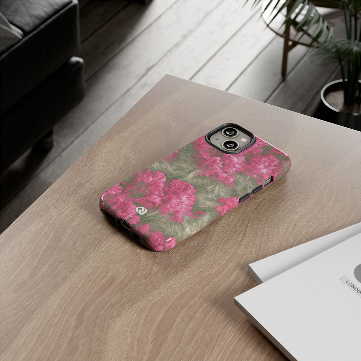 Digital Blossom · Tough Phone Case for iPhone · Pink