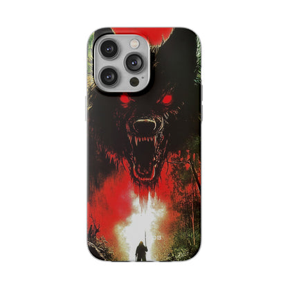 Crimson Wolf iPhone 14 Pro Max -pehmeä suojakotelo