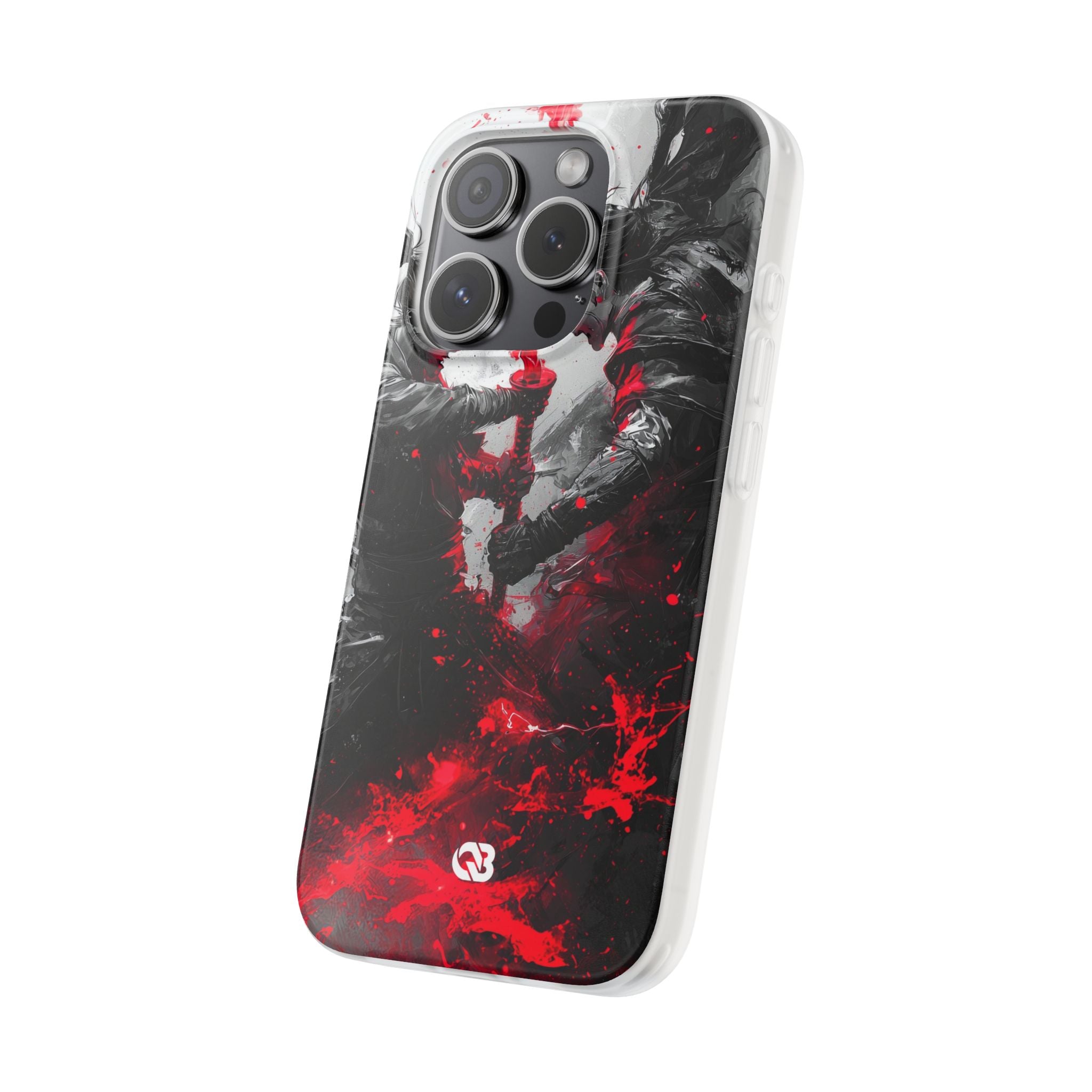 Shattered Crimson Duel · Soft Capa para iPhone