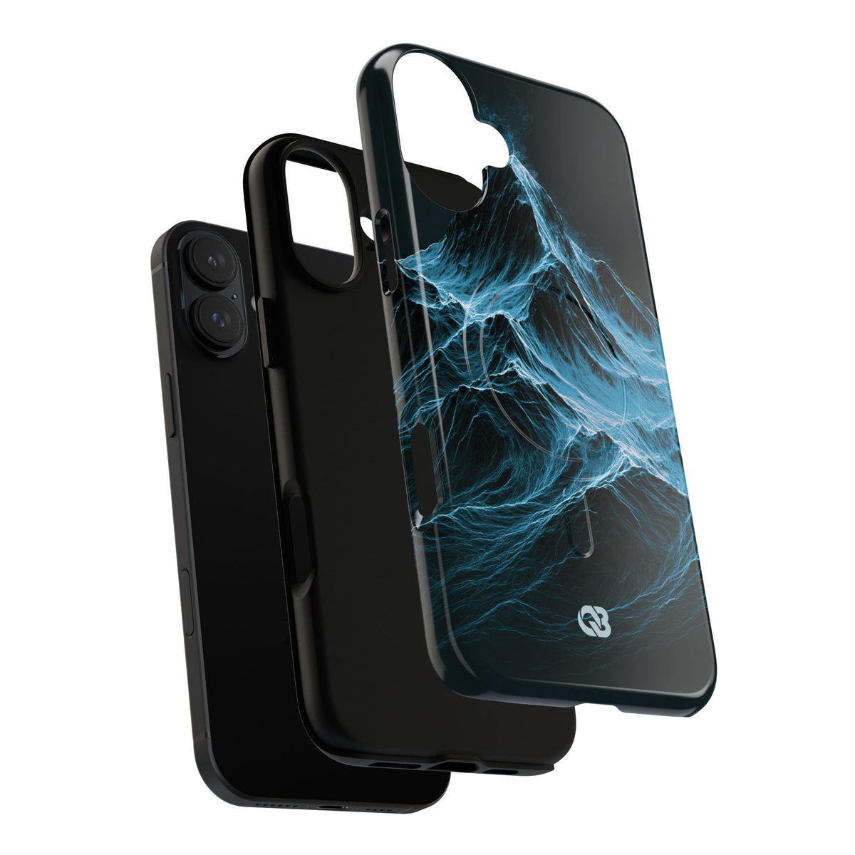 Nordic Frost Peak · Tough 2.0 Magnetic Phone Case for iPhone · Blue