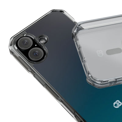 Teal Impact MagSafe Phone Case for iPhone - Abyss Teal Haze