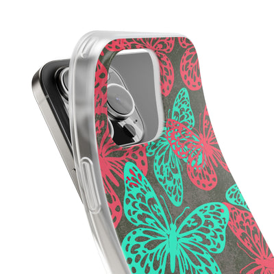 Electric Papillon · Lite Phone Case for iPhone ·  Pink