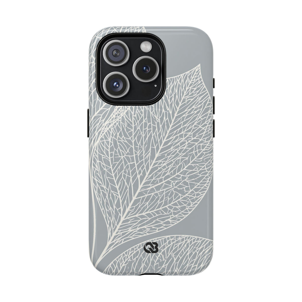 Minimal Leaf Skeleton · Tough 2.0 Magnetic Phone Case for iPhone · Grey
