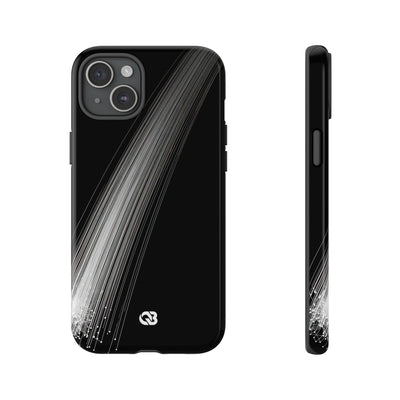 Black Tough Phone Case for iPhone - Linear Velocity Beam