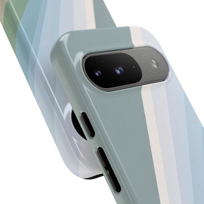 Green Tough Phone Case for Google Pixel - Sage Prism Beam