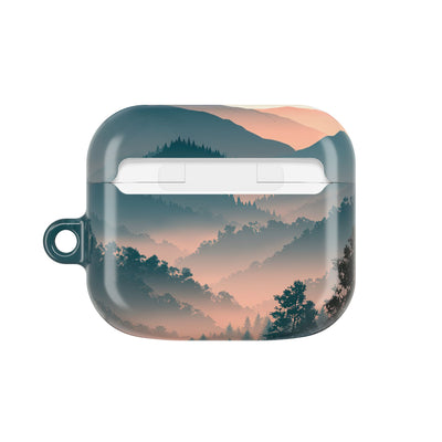 Misty Pine Summit · Hard Case for AirPods & AirPods Pro · Green
