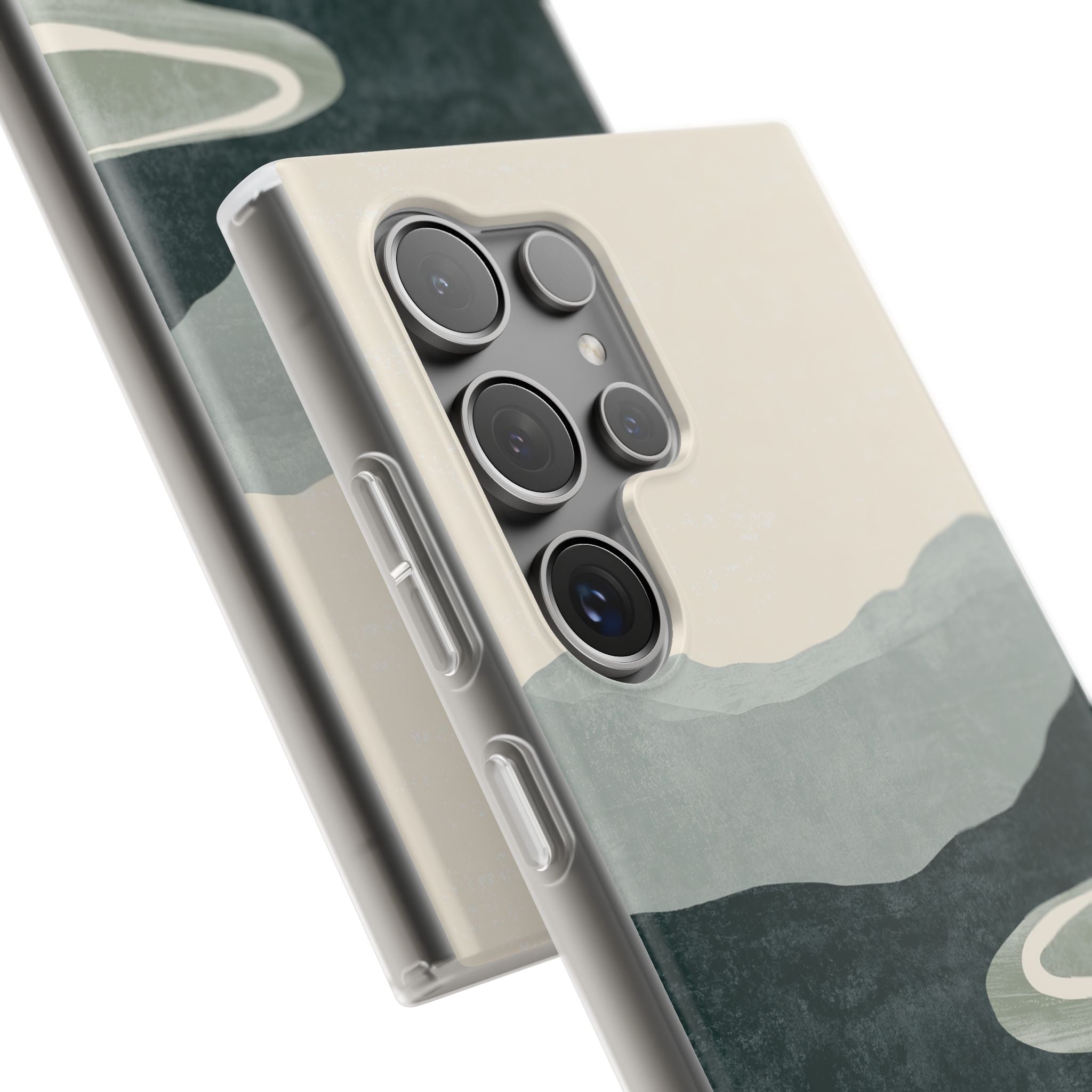 Green Lite Phone Case for Samsung - Misty Sage Valley