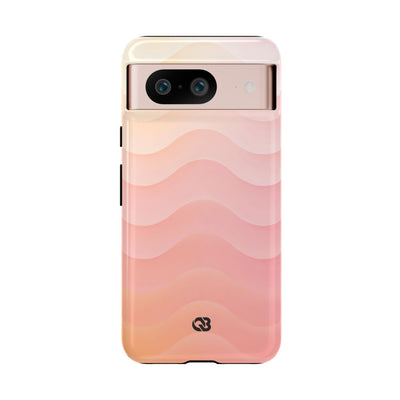 Blush Horizon Waves · Tough Phone Case for Pixel ·  Pink