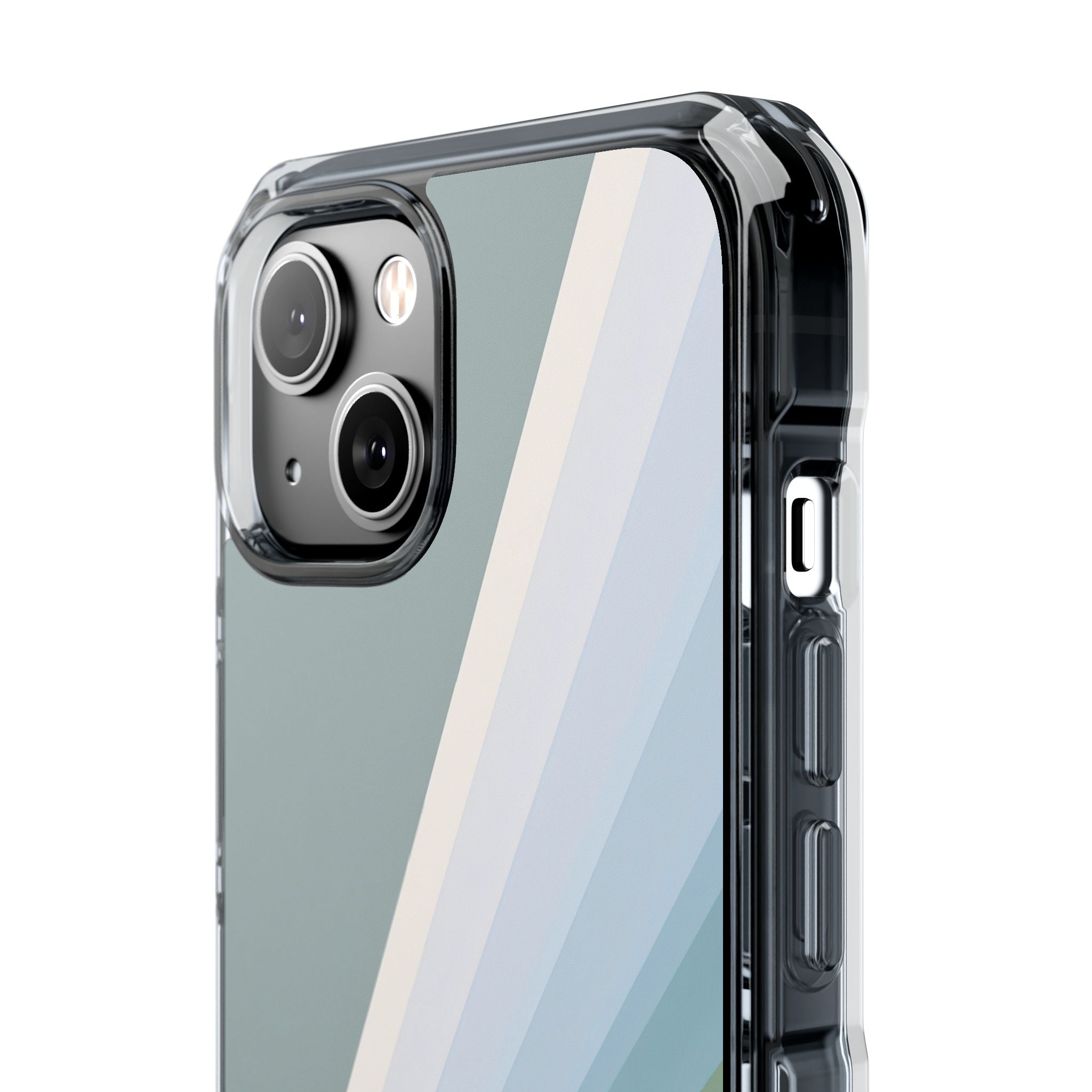 Green Impact MagSafe Phone Case for iPhone - Sage Prism Beam