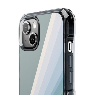Green Impact MagSafe Phone Case for iPhone - Sage Prism Beam