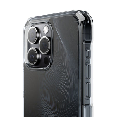 Black Impact MagSafe Phone Case for iPhone - Obsidian Ridge Flux