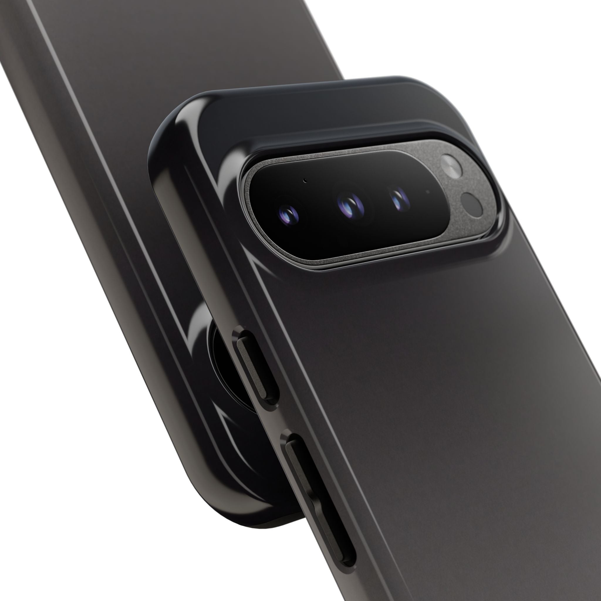 Grey Tough Phone Case for Google Pixel - Obsidian Ash Fade