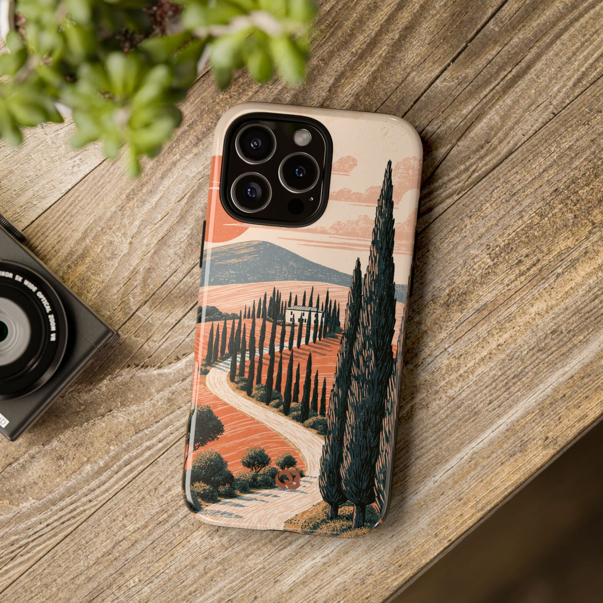 Orange Tough Phone Case for iPhone - Terracotta Ridge Trail