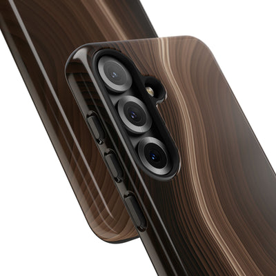Brown Tough Phone Case for Samsung - Bronzed Canyon Relief