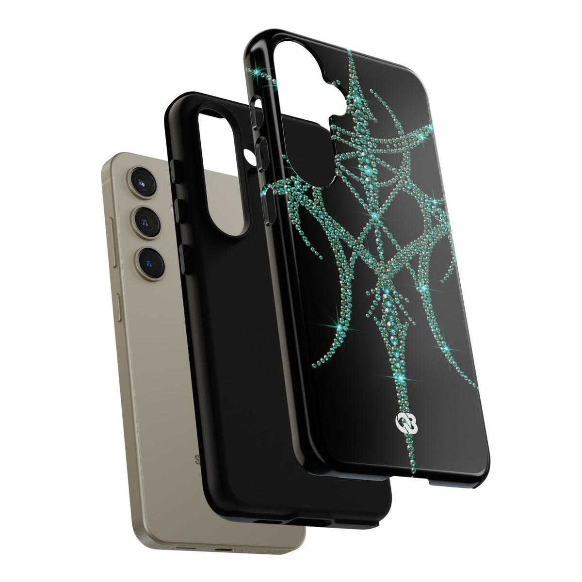 Teal Cyber Sigil · Tough Phone Case for Samsung · Teal