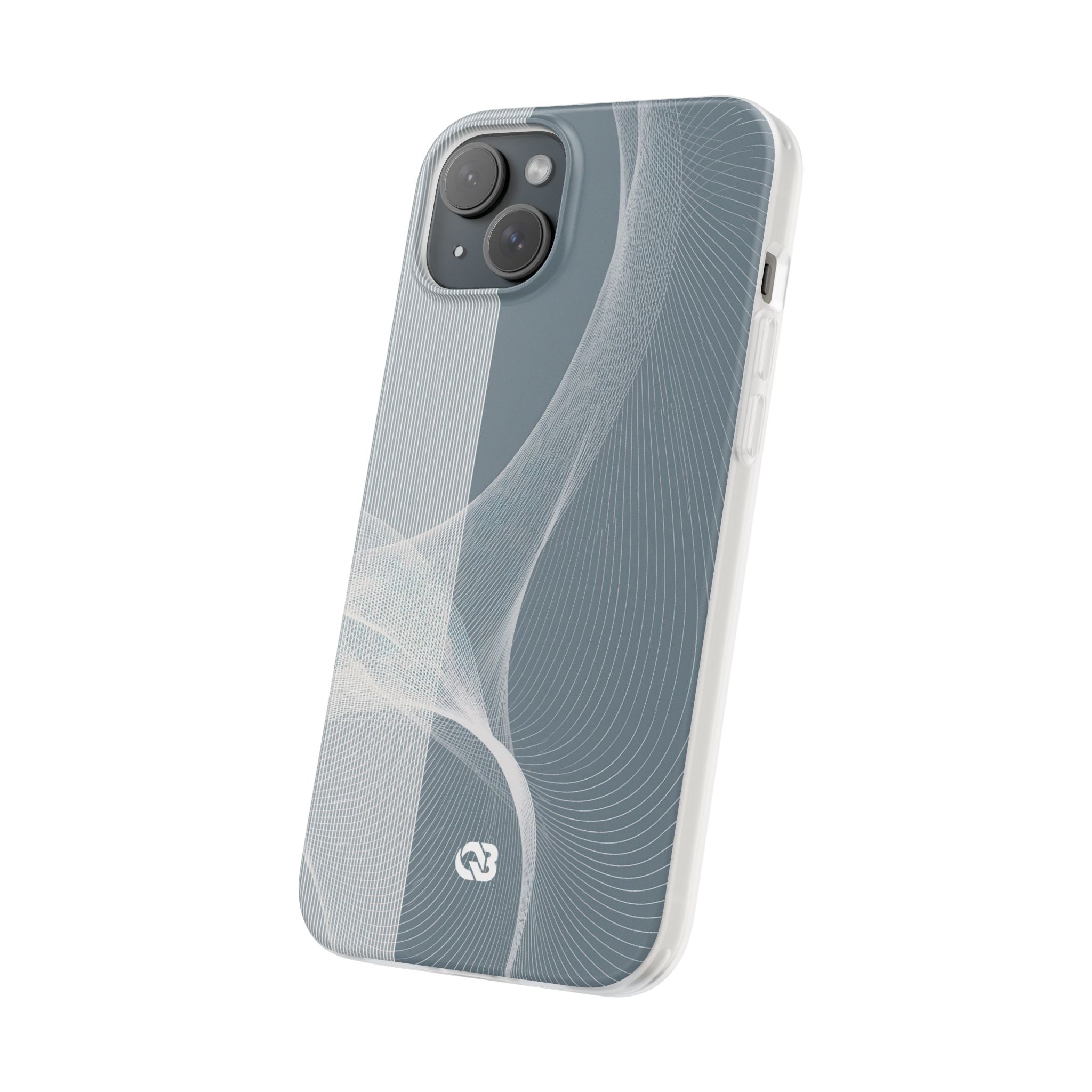 Grey Lite Phone Case for iPhone - Slate Mesh Horizon