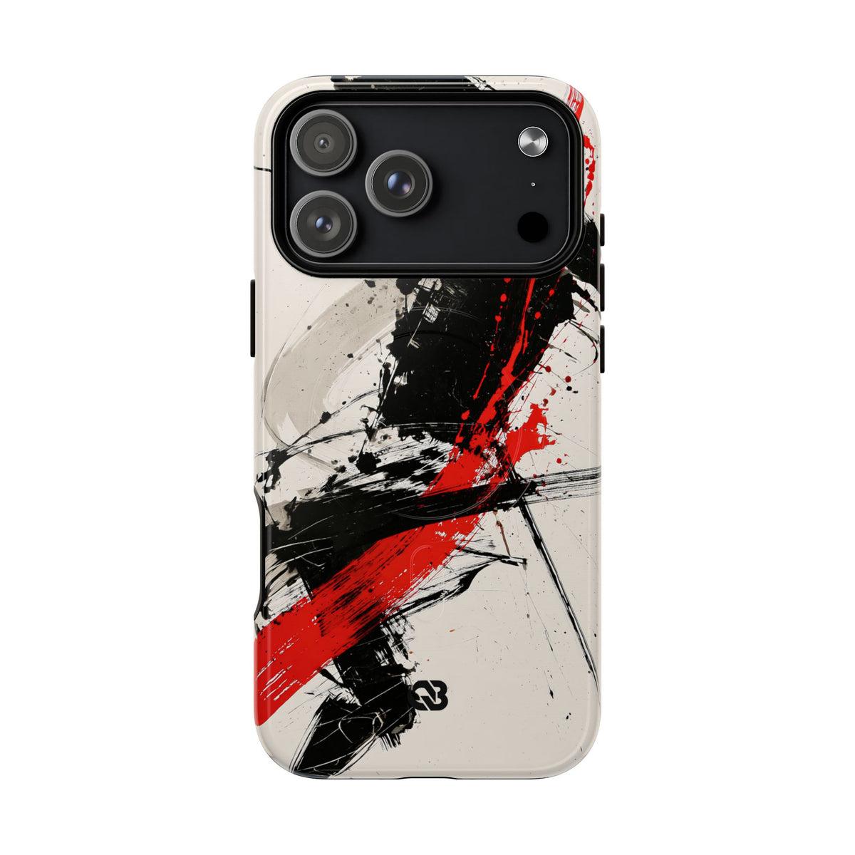 Crimson Sumi Slash · Tough 2.0 Magnetic Phone Case for iPhone · White
