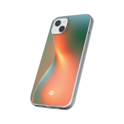 Radiant Contour · Lite Phone Case for iPhone ·  Orange