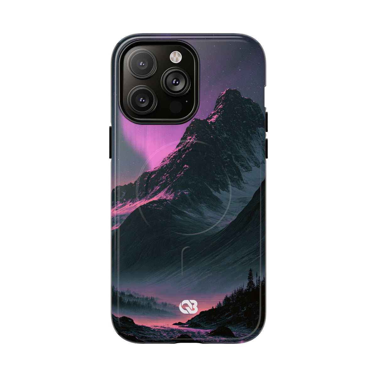 Arctic Aurora Summit · Tough 2.0 Magnetic Phone Case for iPhone · Black