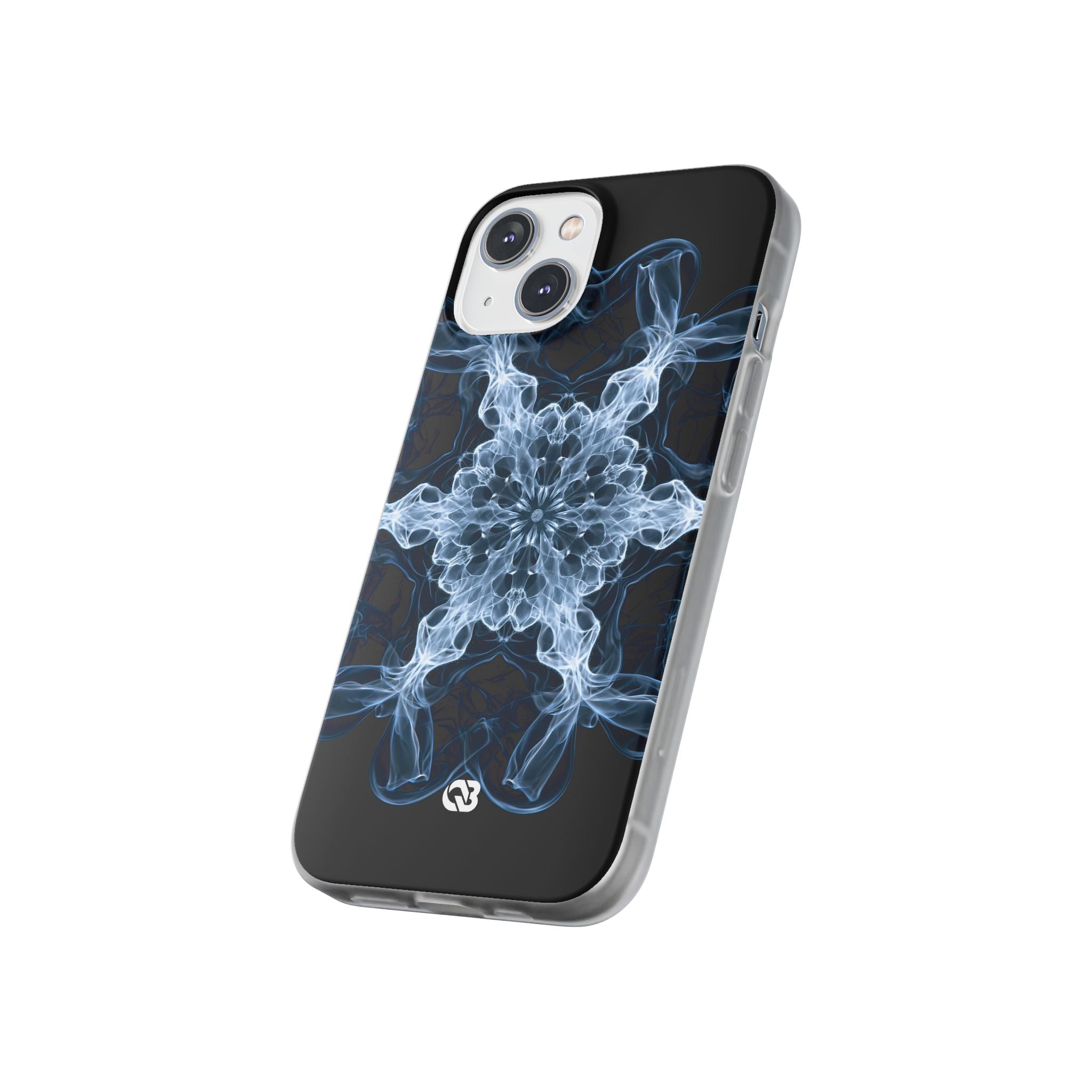 Blue Lite Phone Case for iPhone - Glacial Smoke Crown