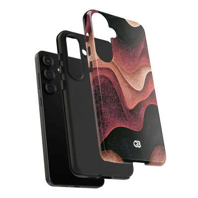 Rose Contour Waves · Tough Phone Case for Samsung · Pink