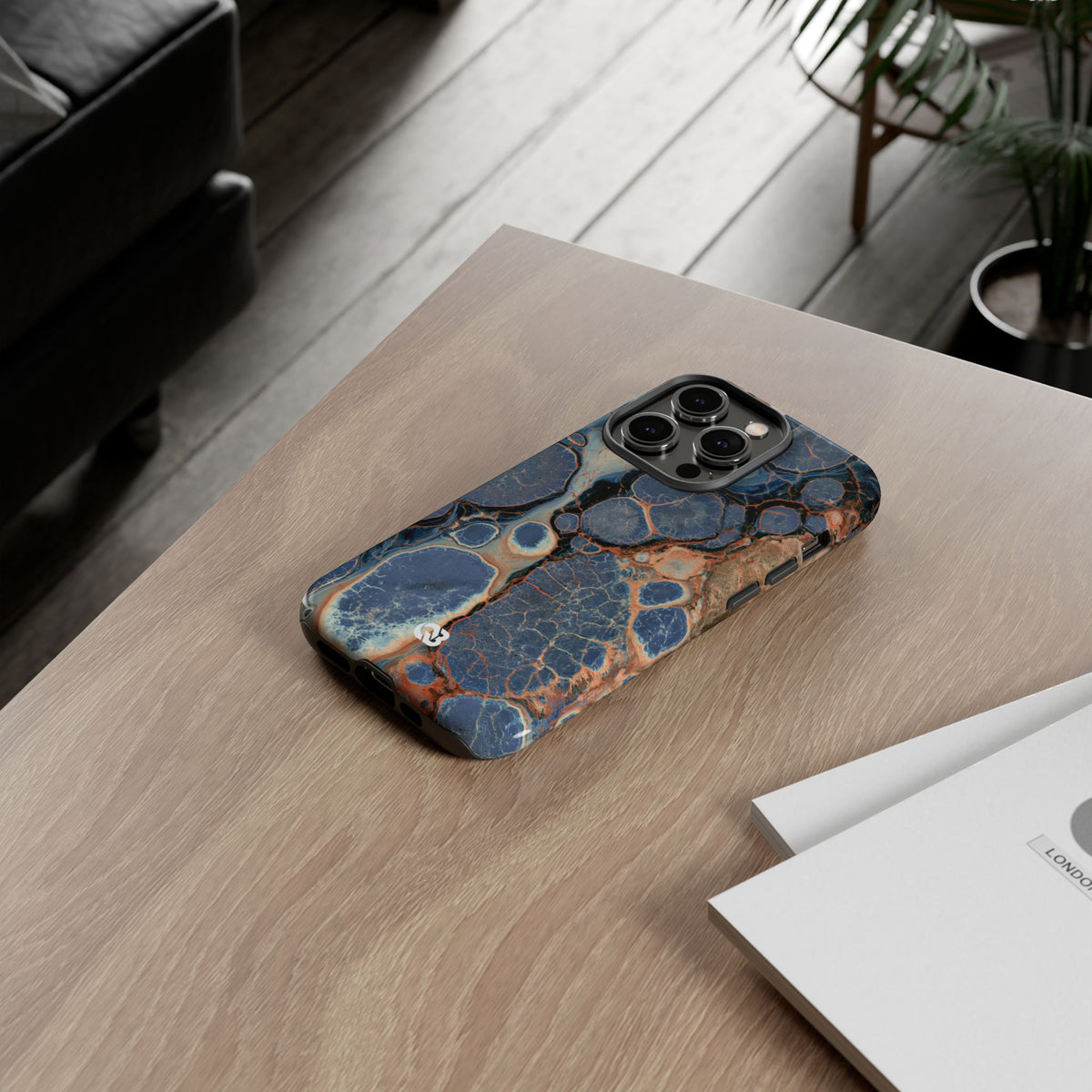 Astral Orb Resonance · Tough Phone Case for iPhone · Blue