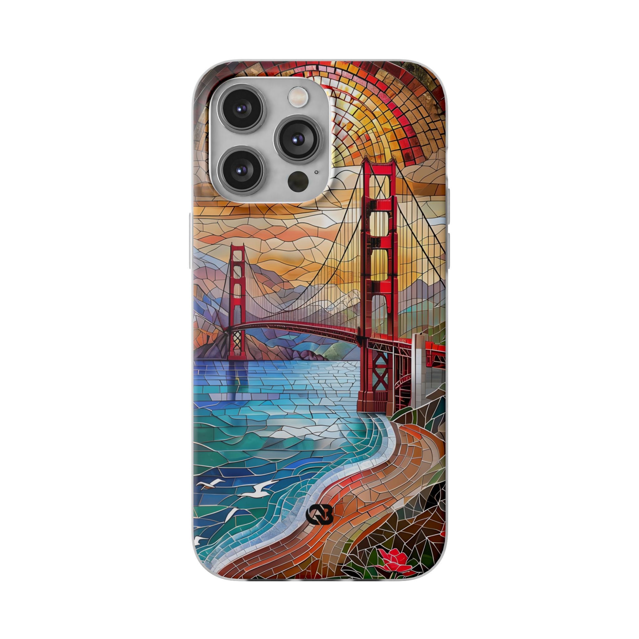 Crimson Arch Coast · Soft Custodia per iPhone