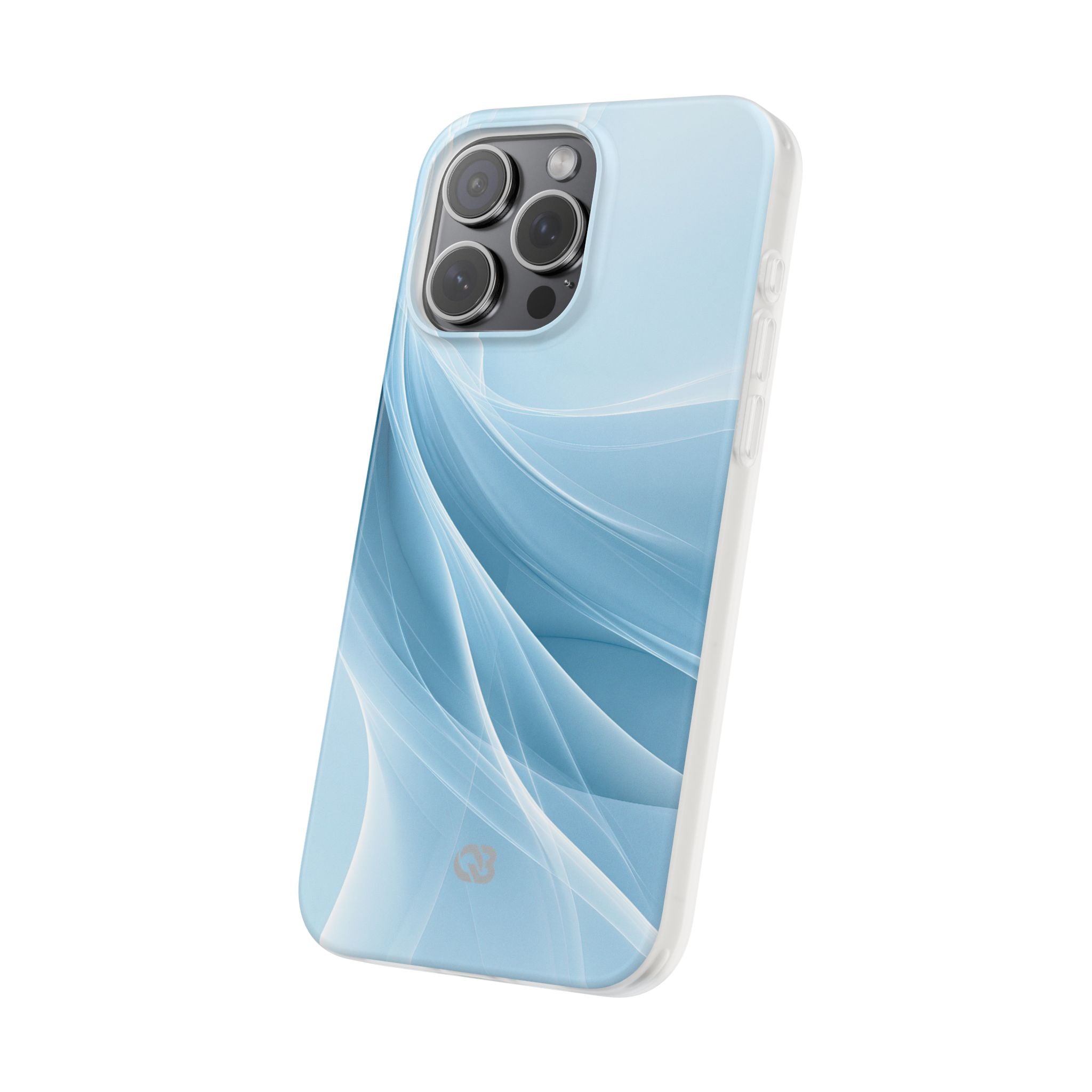 Blue Lite Phone Case for iPhone - Arctic Silk Drift