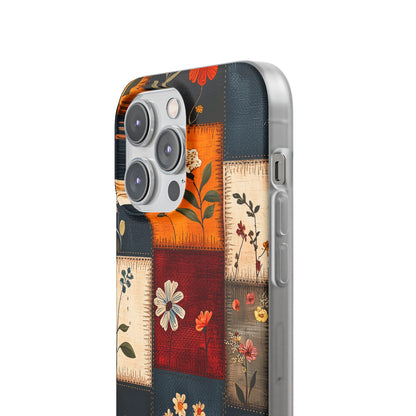 Patchwork Blooms iPhone 14 Pro Max Case - Soft