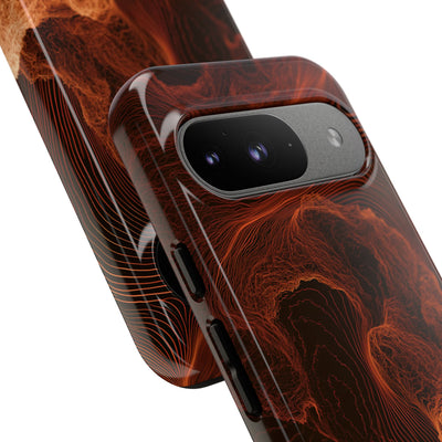 Amber Filament · Tough Phone Case for Pixel ·  Orange