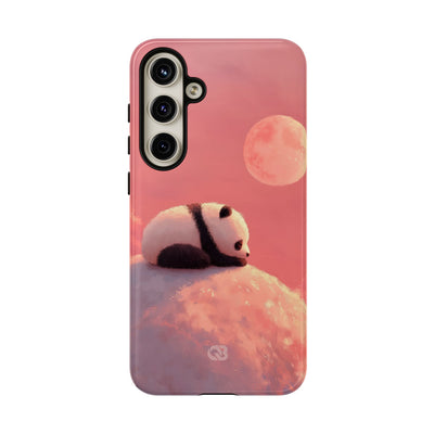 Rose Moon Panda · Tough Coque de téléphone pour Samsung