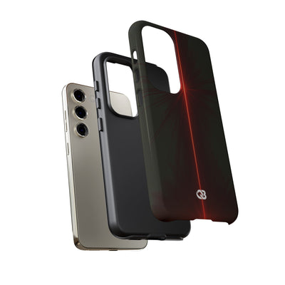 Red Tough Phone Case for Samsung - Crimson Flare Vector