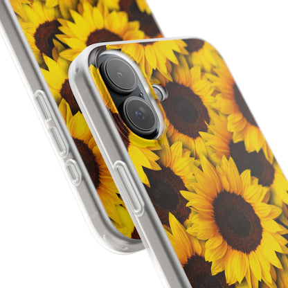 Sunflower Glow iPhone 16 Plus Case - Soft