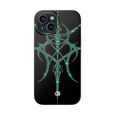 Teal Cyber Sigil · Lite Phone Case for iPhone ·  Teal