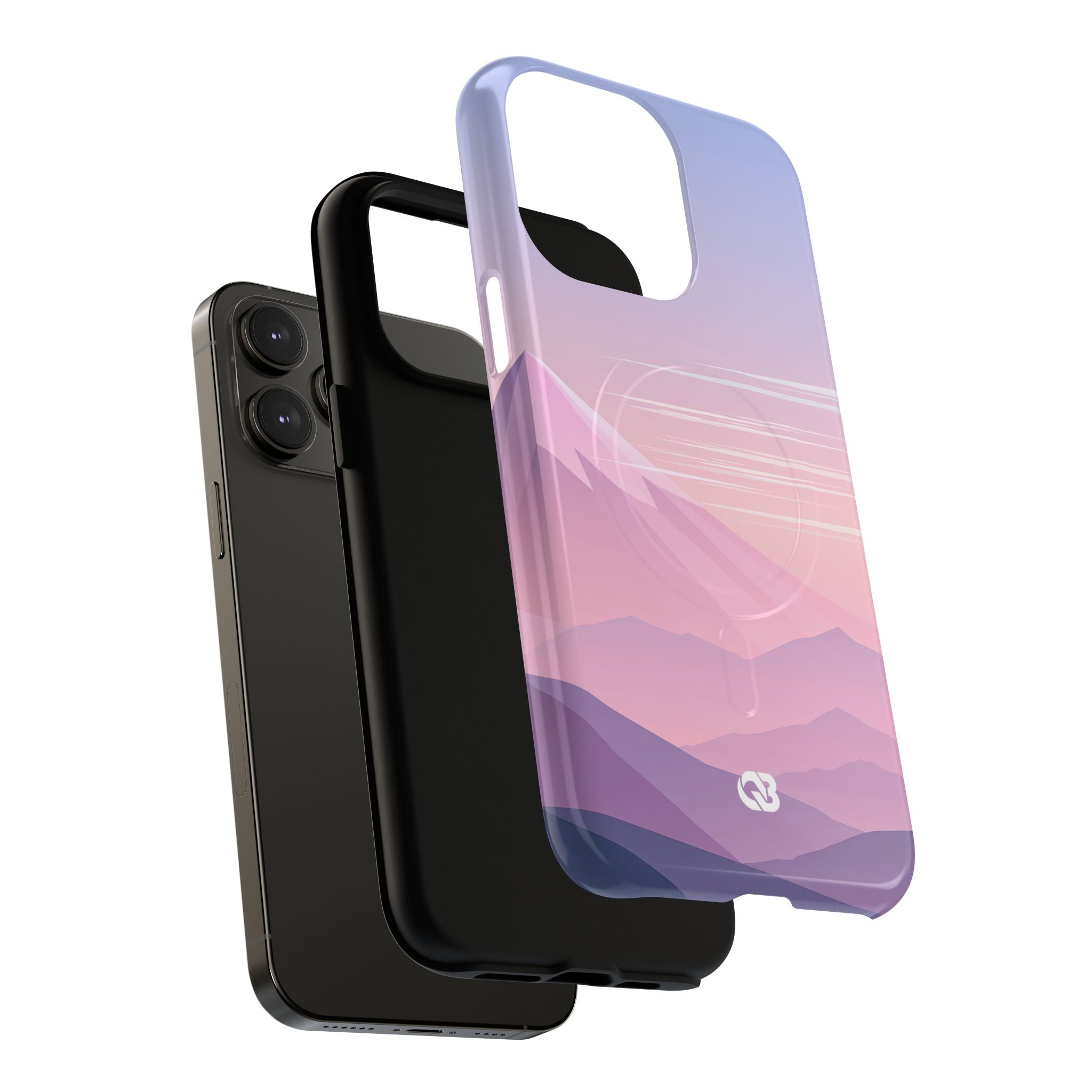 Purple Tough 2.0 Magsafe Phone Case for iPhone - Lavender Alpine Dawn