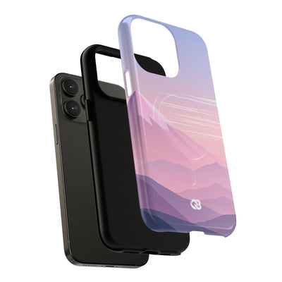 Purple Tough 2.0 Magsafe Phone Case for iPhone - Lavender Alpine Dawn