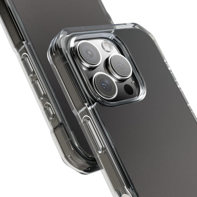 Obsidian Fade · Clear Impact Magnetic Phone Case for iPhone ·  Black