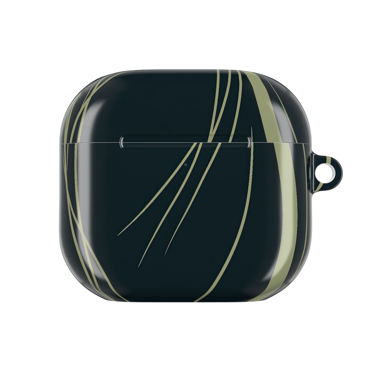 Serpentine Reeds · Hard Case for AirPods & AirPods Pro · Green