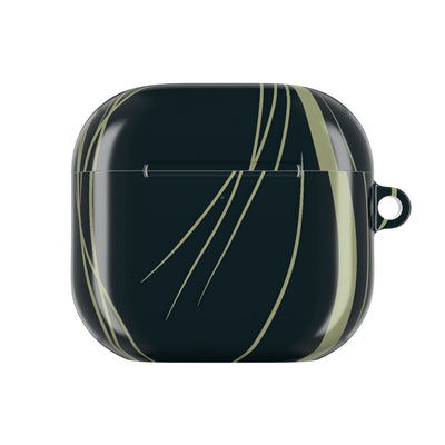 Serpentine Reeds · Hard Case for AirPods & AirPods Pro · Green