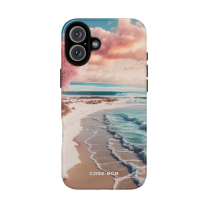Pink Breeze Tree iPhone 16 Plus Case - Tough