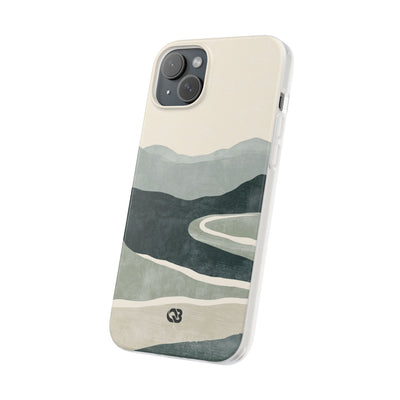 Green Lite Phone Case for iPhone - Misty Sage Valley